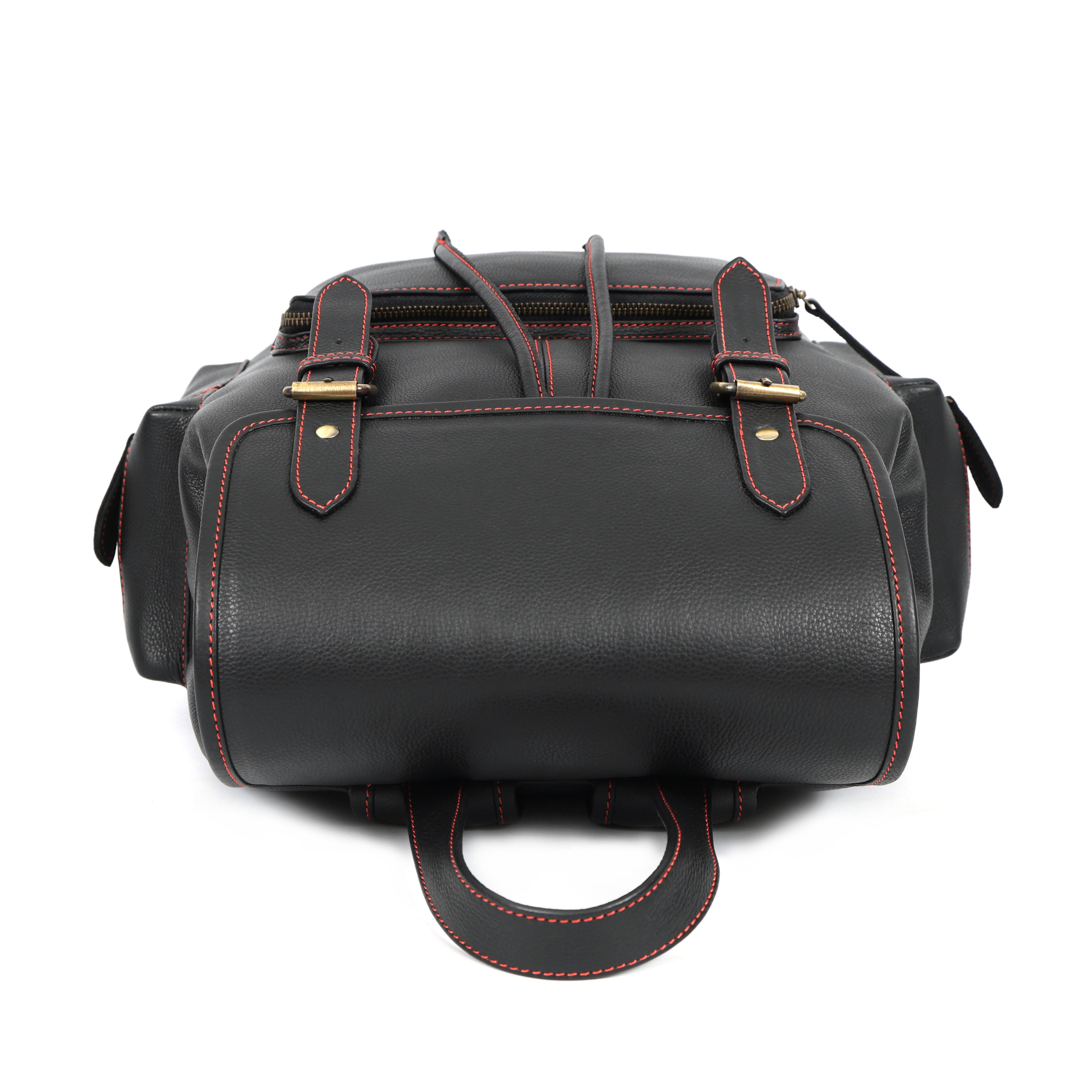 Premium Genuine Leather Backpack Classic Travel & Work Rucksack