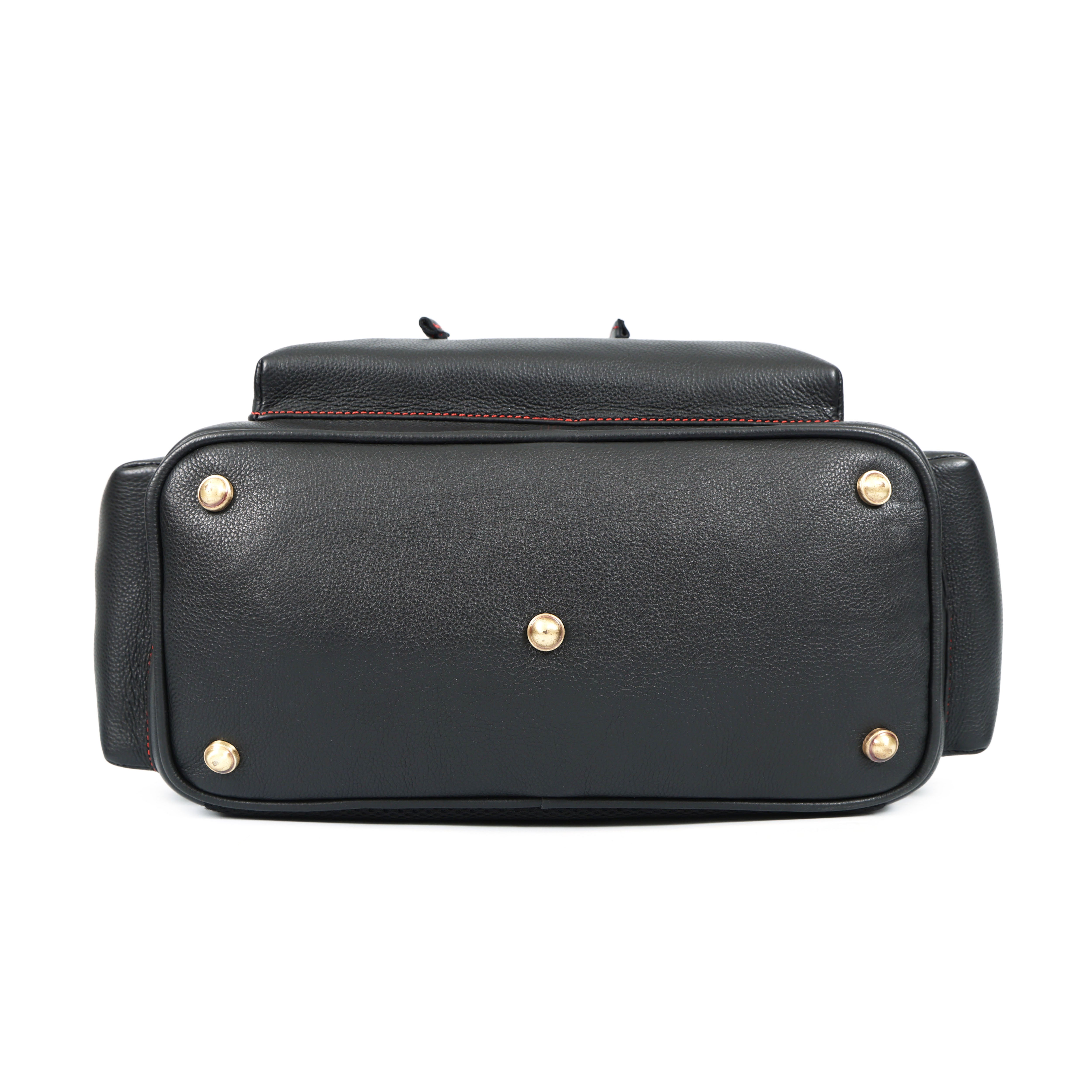 Premium Genuine Leather Backpack Classic Travel & Work Rucksack