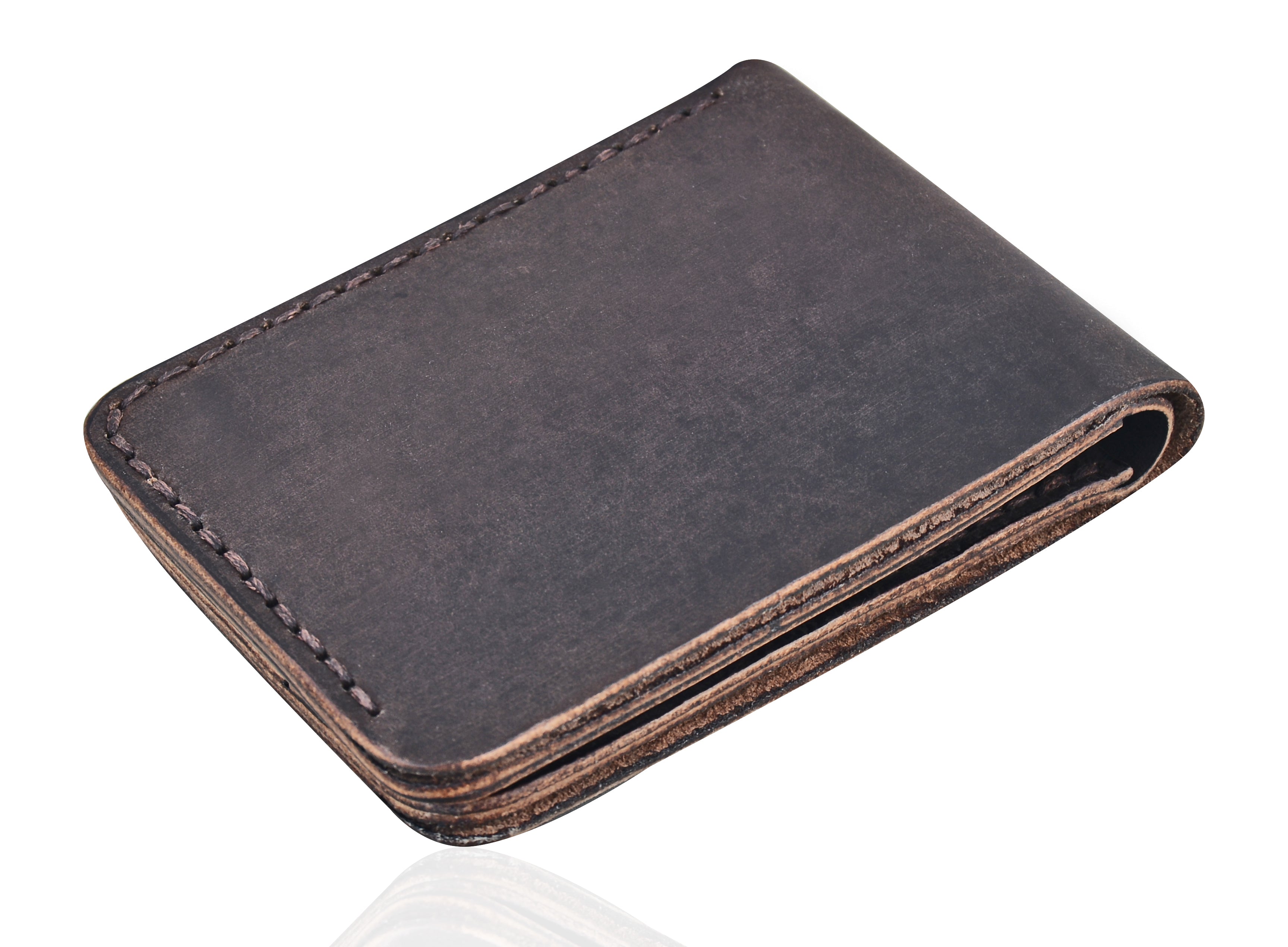 Handmade  Rustic Brown Leather Wallet for Men | Classic Bifold Wallet