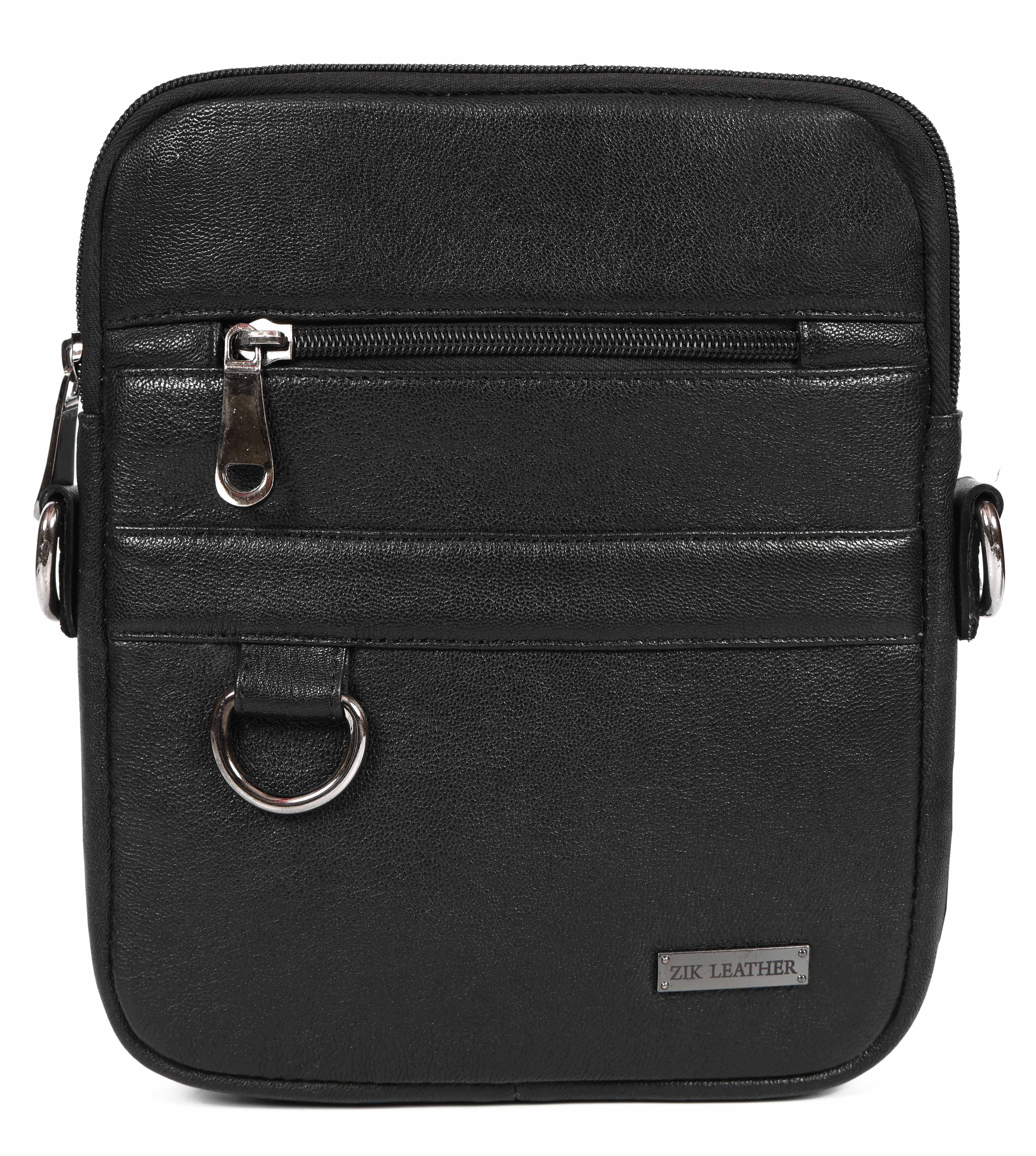 Handmade Leather Crossbody Sling Bag Genuine  Leather Chest Bag for Men & Women