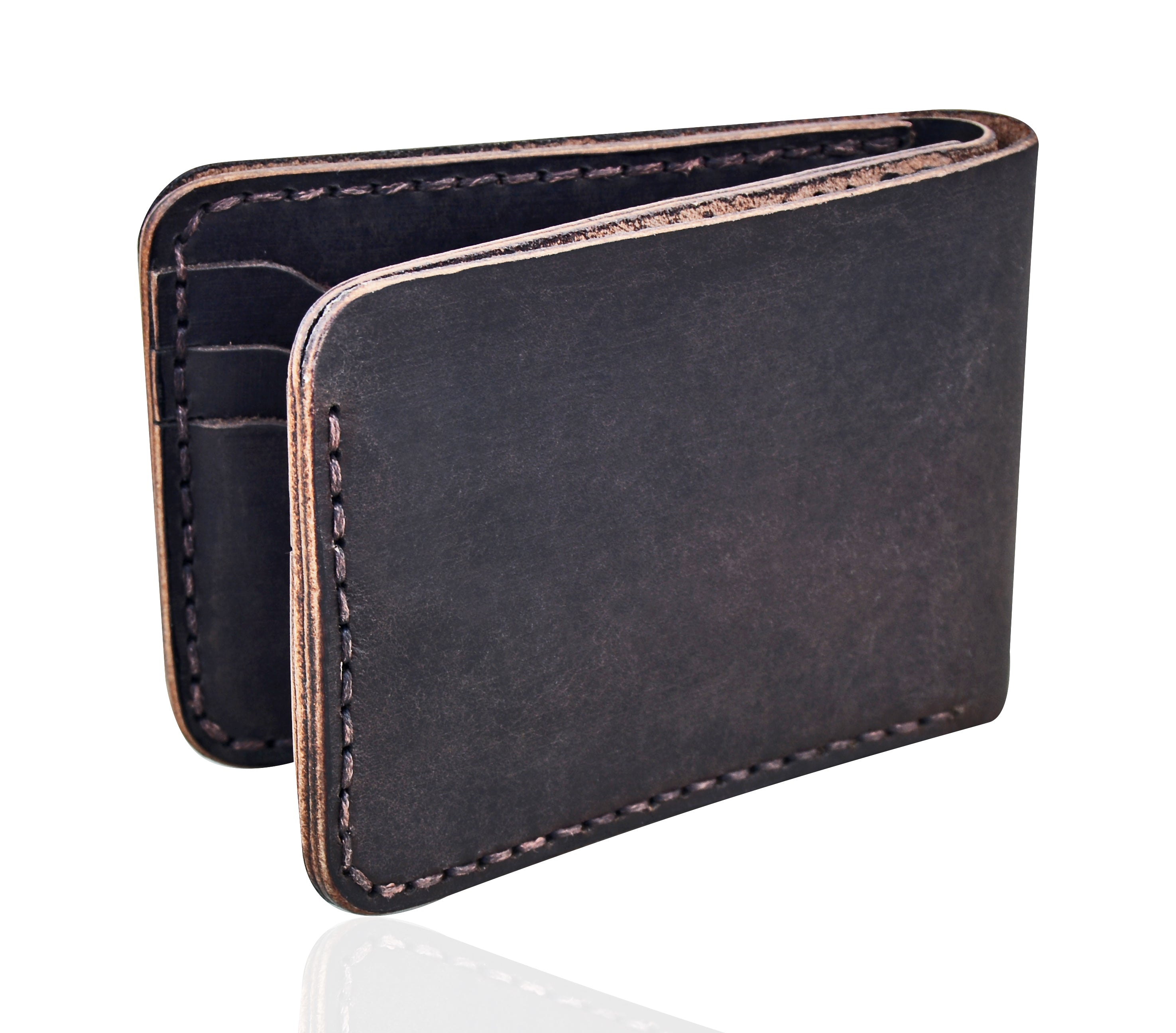 Handmade  Rustic Brown Leather Wallet for Men | Classic Bifold Wallet