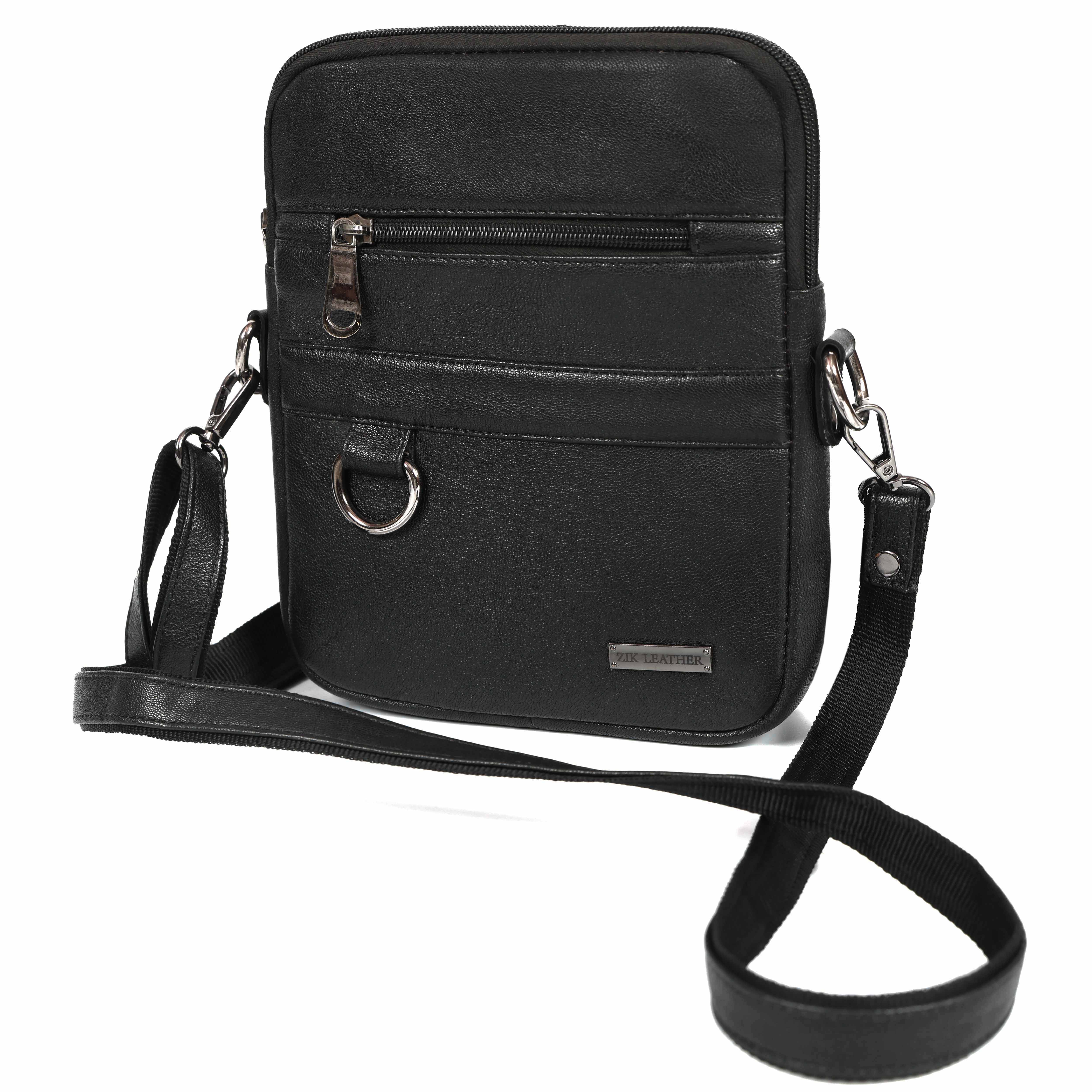 Handmade Leather Crossbody Sling Bag Genuine  Leather Chest Bag for Men & Women