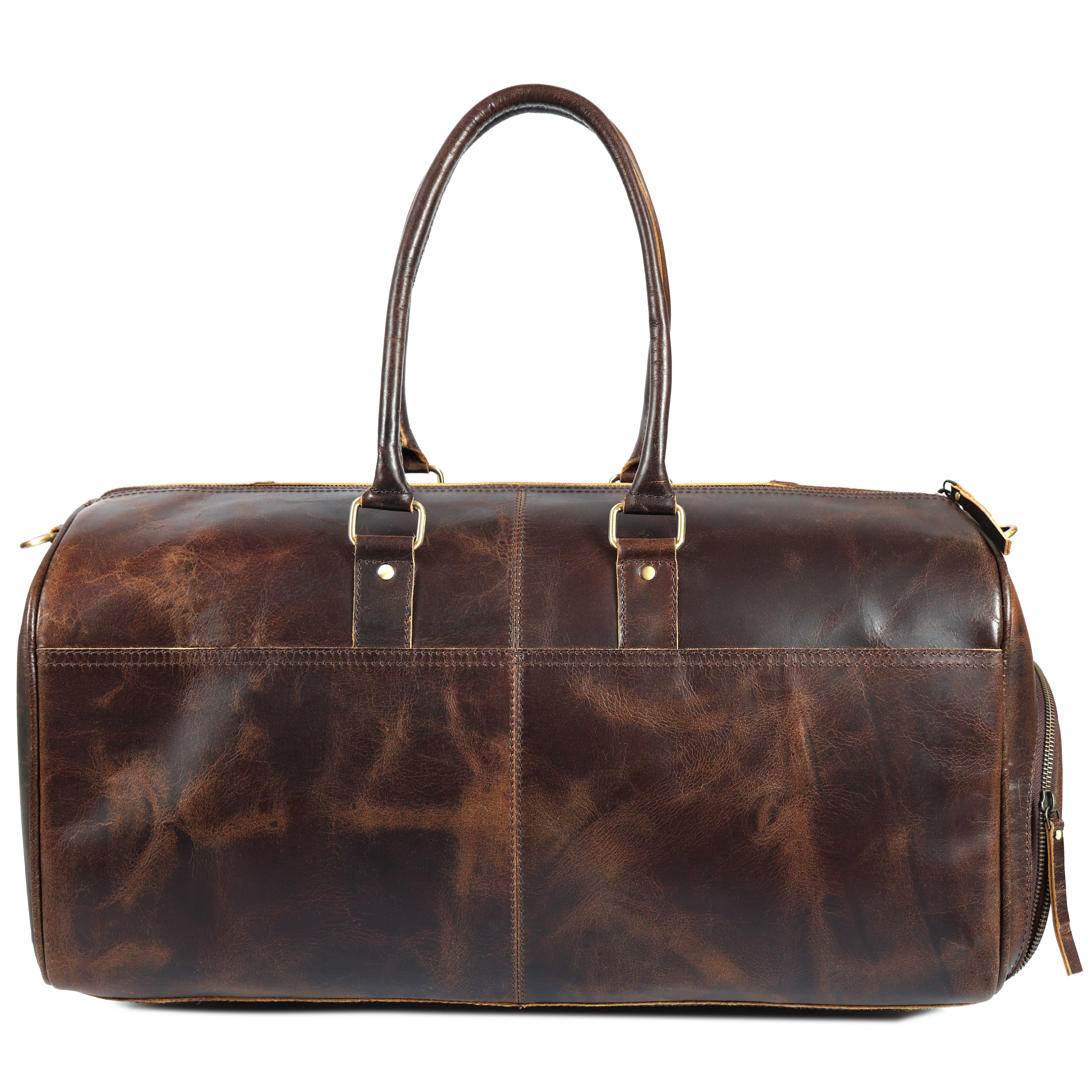 Handcrafted Leather Duffel – Luxury Travel Companion for Men & Women