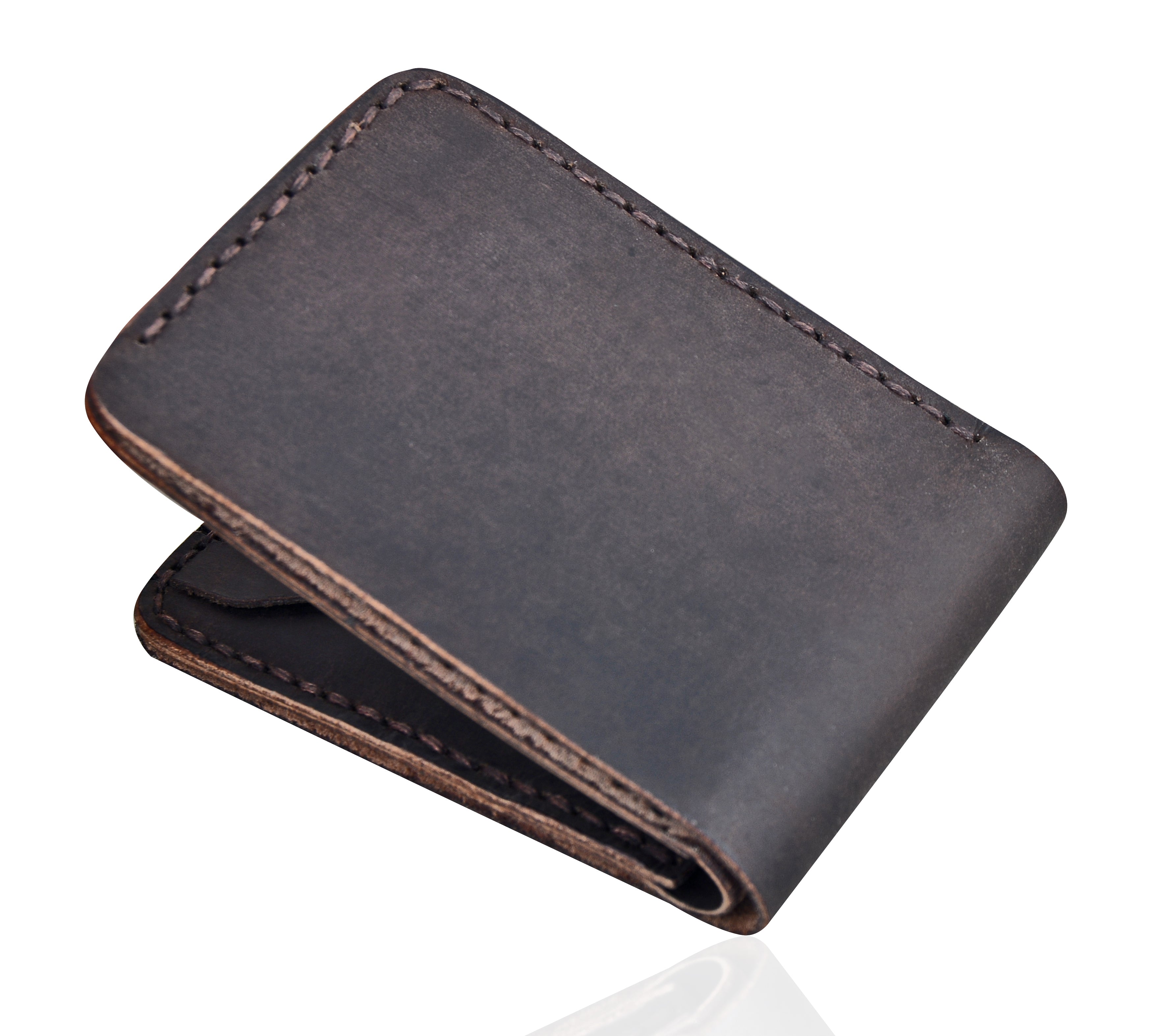 Handmade  Rustic Brown Leather Wallet for Men | Classic Bifold Wallet