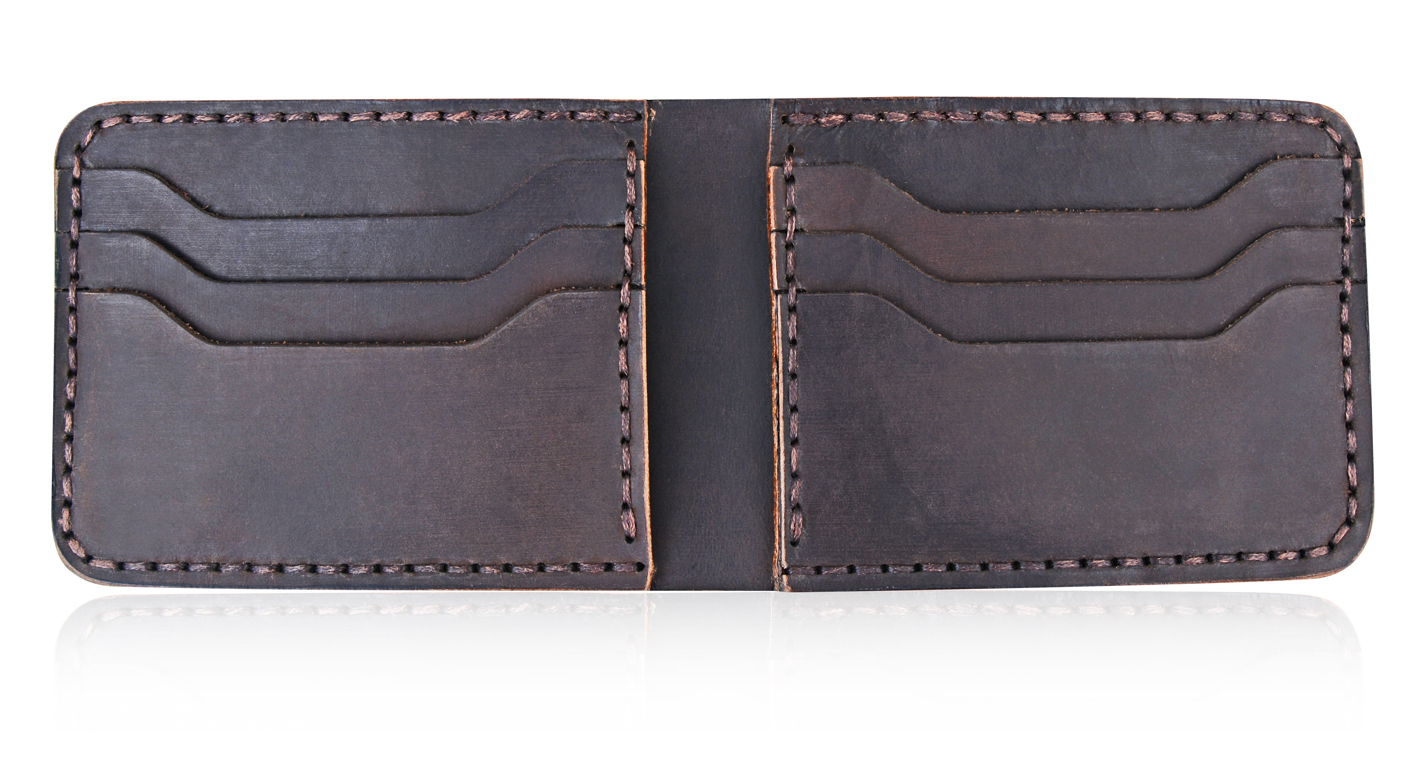 Handmade  Rustic Brown Leather Wallet for Men | Classic Bifold Wallet