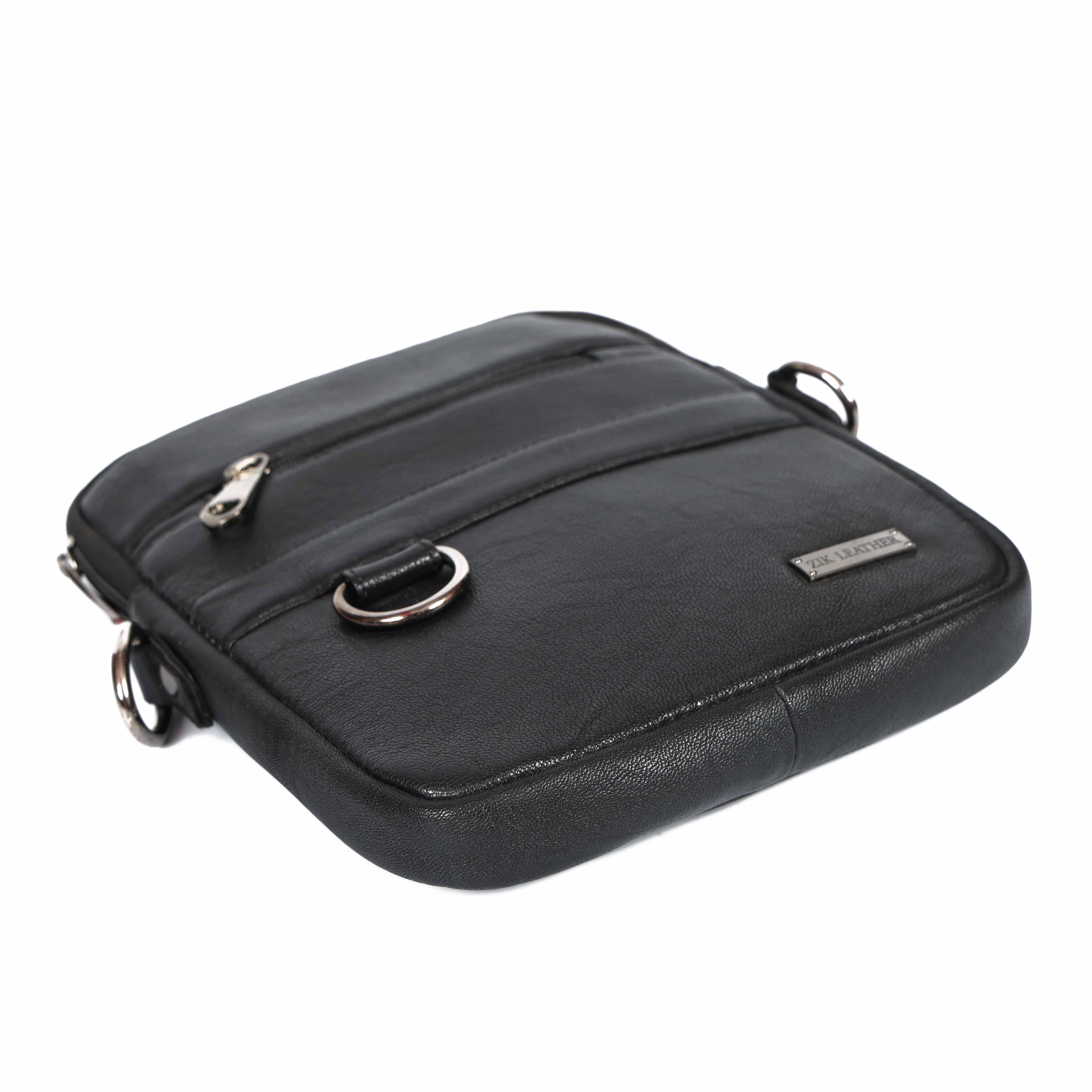 Handmade Leather Crossbody Sling Bag Genuine  Leather Chest Bag for Men & Women