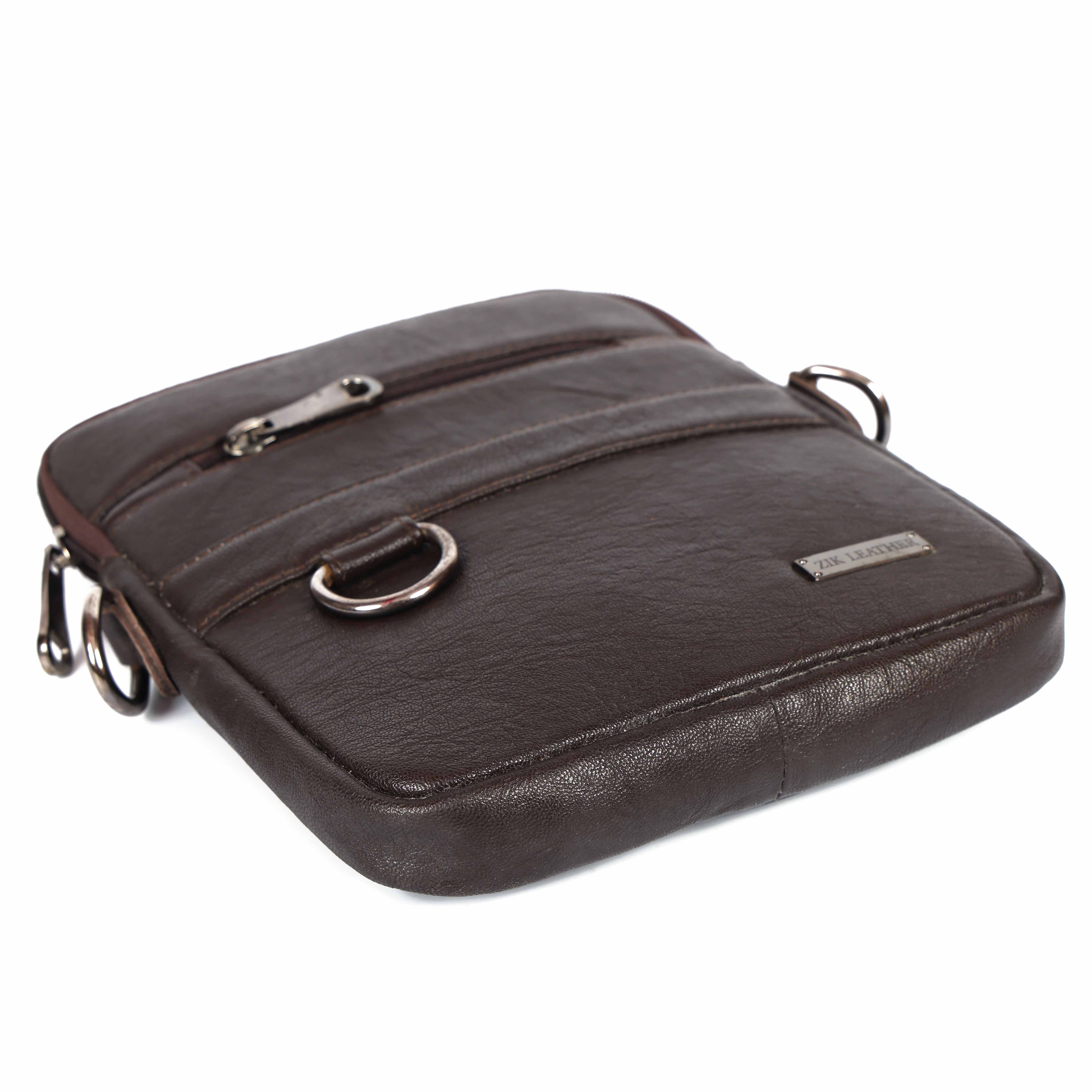 Handmade Leather Crossbody Sling Bag – Genuine  Leather Purse for Men & Women