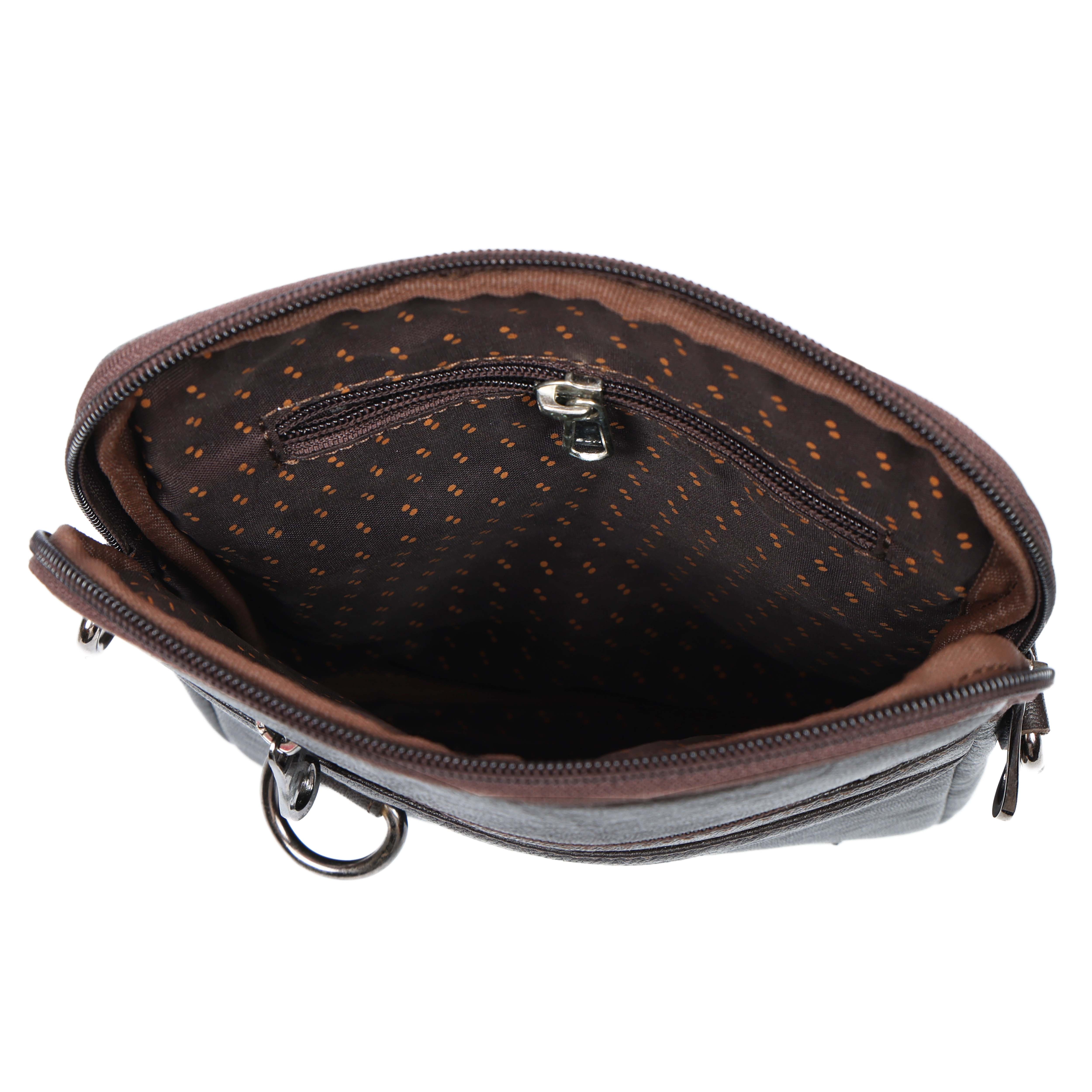 Handmade Leather Crossbody Sling Bag – Genuine  Leather Purse for Men & Women