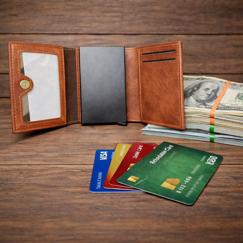 Unisex Premium Faux Leather Wallet Stylish & Durable Everyday Wallet