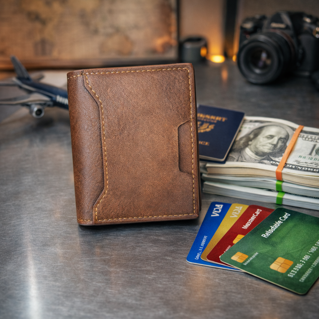 Unisex Premium Faux Leather Wallet Stylish & Durable Everyday Wallet