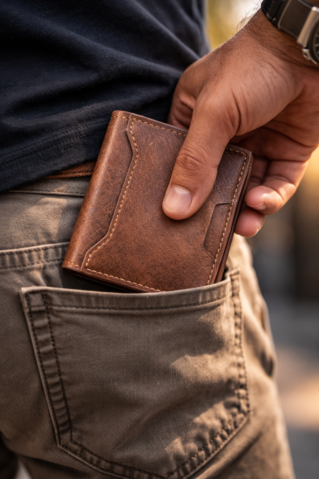 Unisex Premium Faux Leather Wallet Stylish & Durable Everyday Wallet