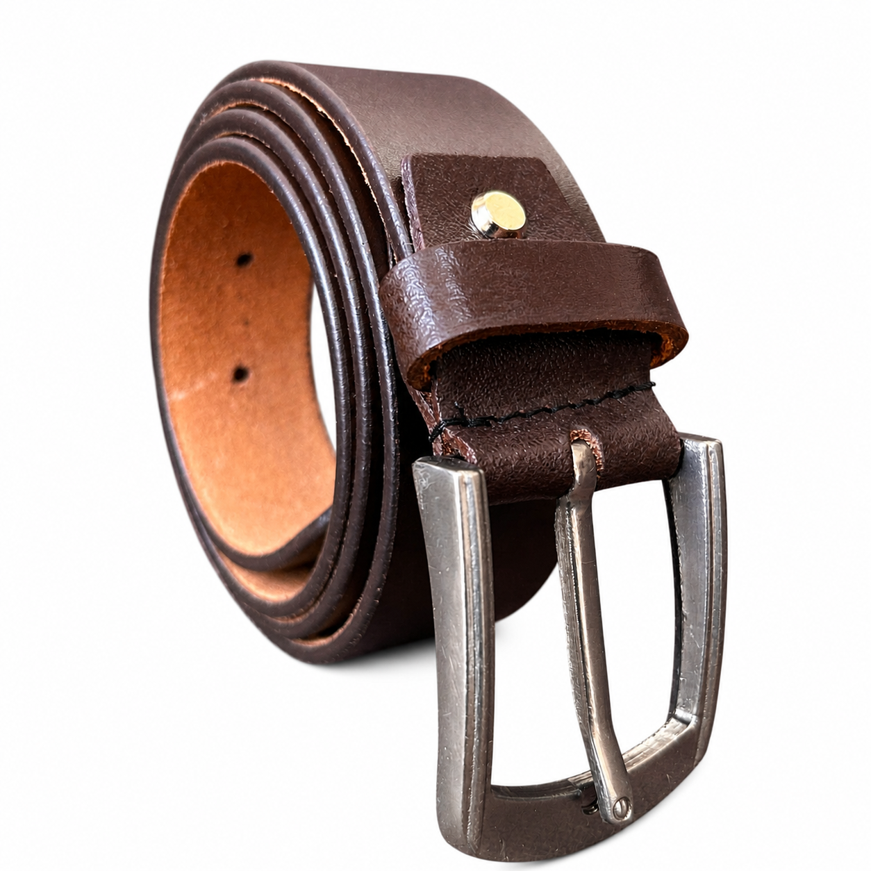 Unisex Premium Genuine Leather Belt Classic Stylish Waist Belt Durable Formal & Casual Designer Belt