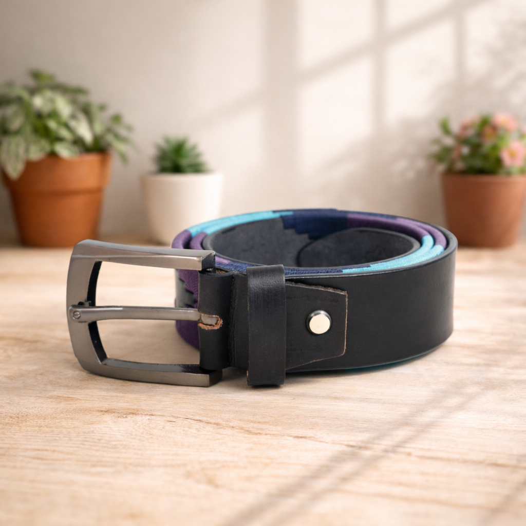 Unisex Genuine Leather Polo Belt Premium Multi-Color Designer Belt Stylish Casual & Formal Waist Belt