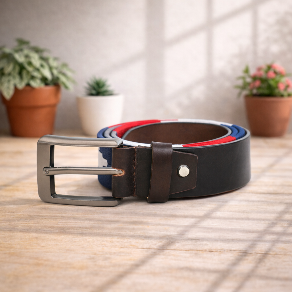 Unisex Genuine Leather Polo Belt Premium Multi-Color Designer Belt Stylish Casual & Formal Waist Belt