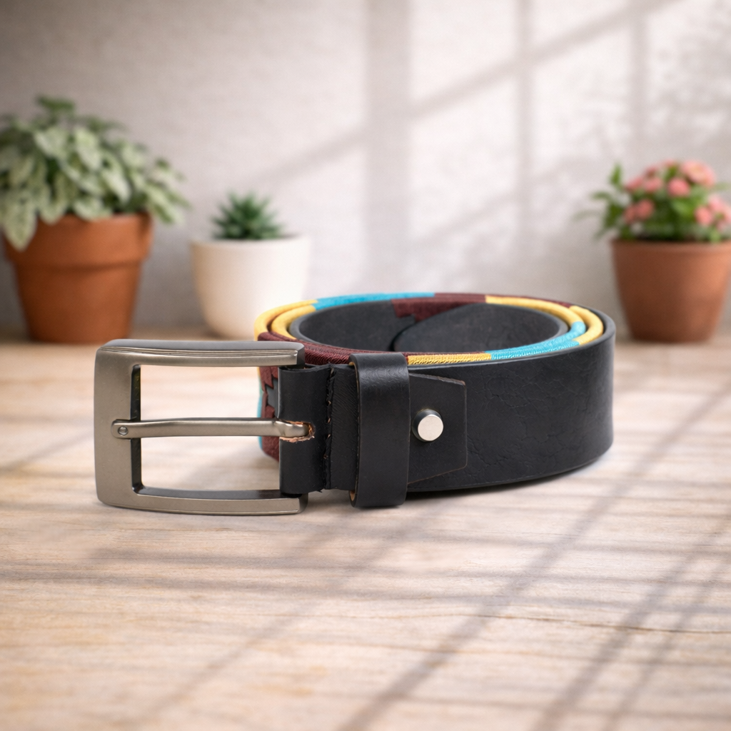 Unisex Genuine Leather Polo Belt Premium Multi-Color Designer Belt Stylish Casual & Formal Waist Belt