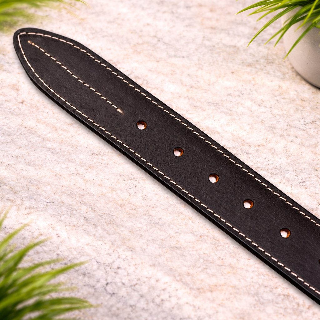 Unisex Premium Genuine Leather Belt Classic Stylish Waist Belt Durable Formal & Casual Designer Belt