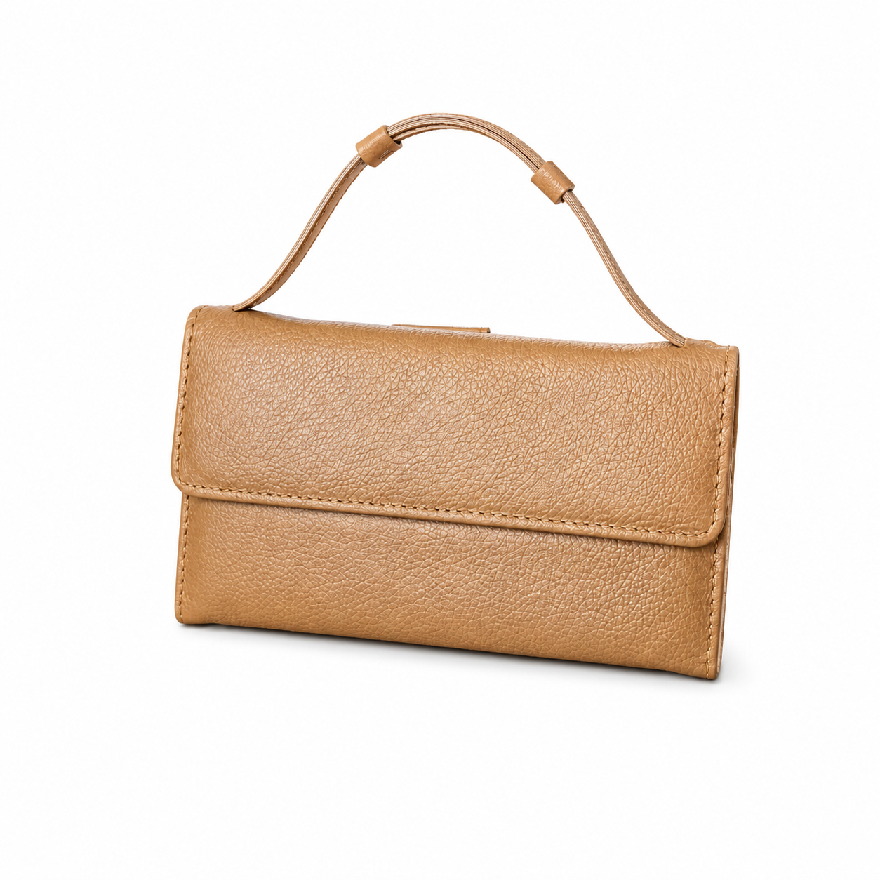 Tan Leather Wallet for Women, Long Wallet, Card Holder Purse, Multi Compartment Clutch Wallet, Women's Gift
