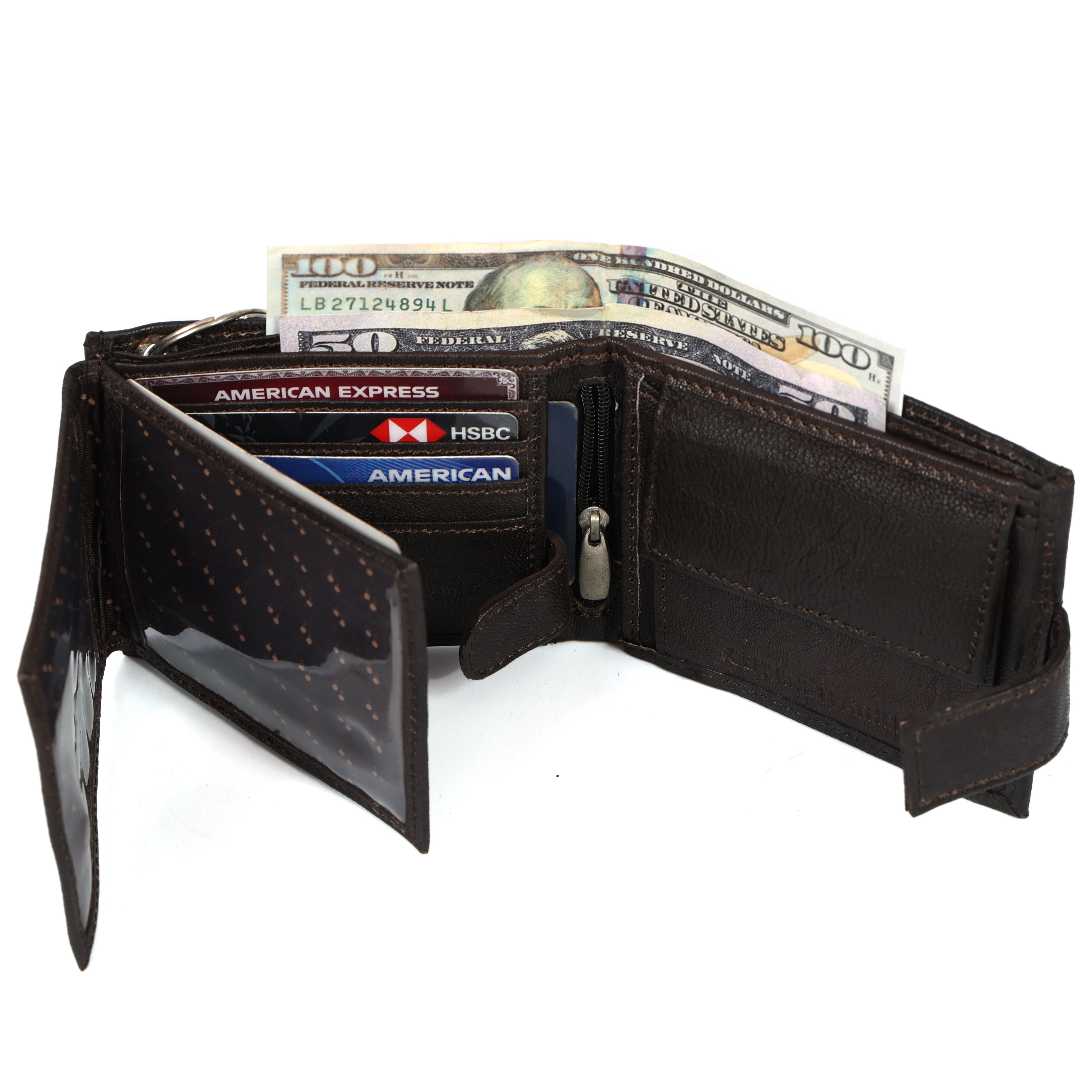Genuine Leather RFID Wallet
