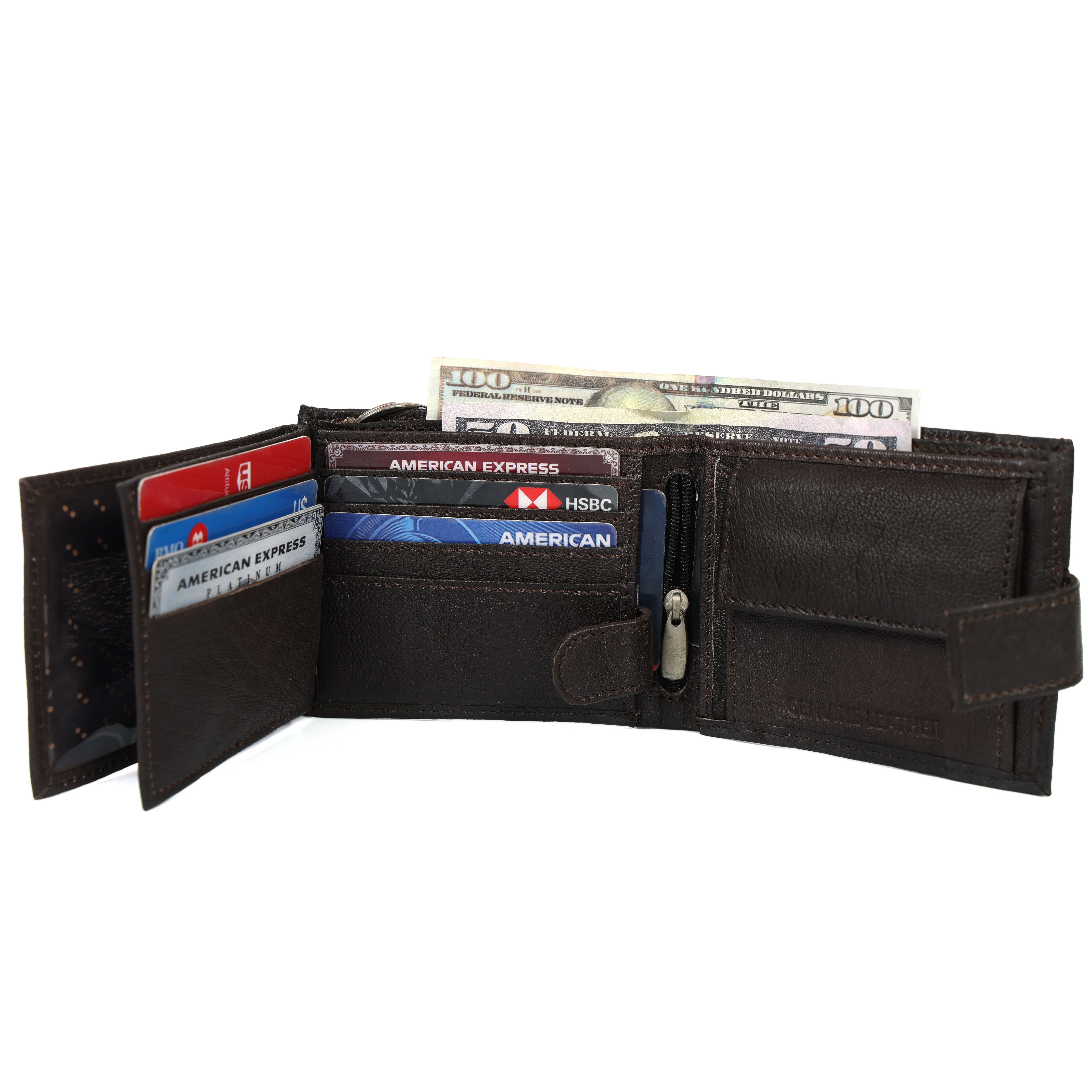 Genuine Leather RFID Wallet