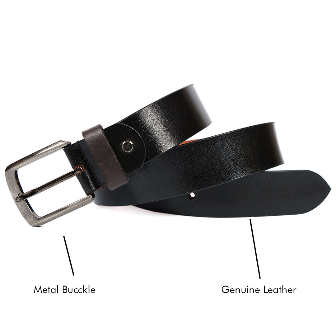 Unisex Premium Genuine Leather Belt Classic Stylish Waist Belt Durable Formal & Casual Designer Belt