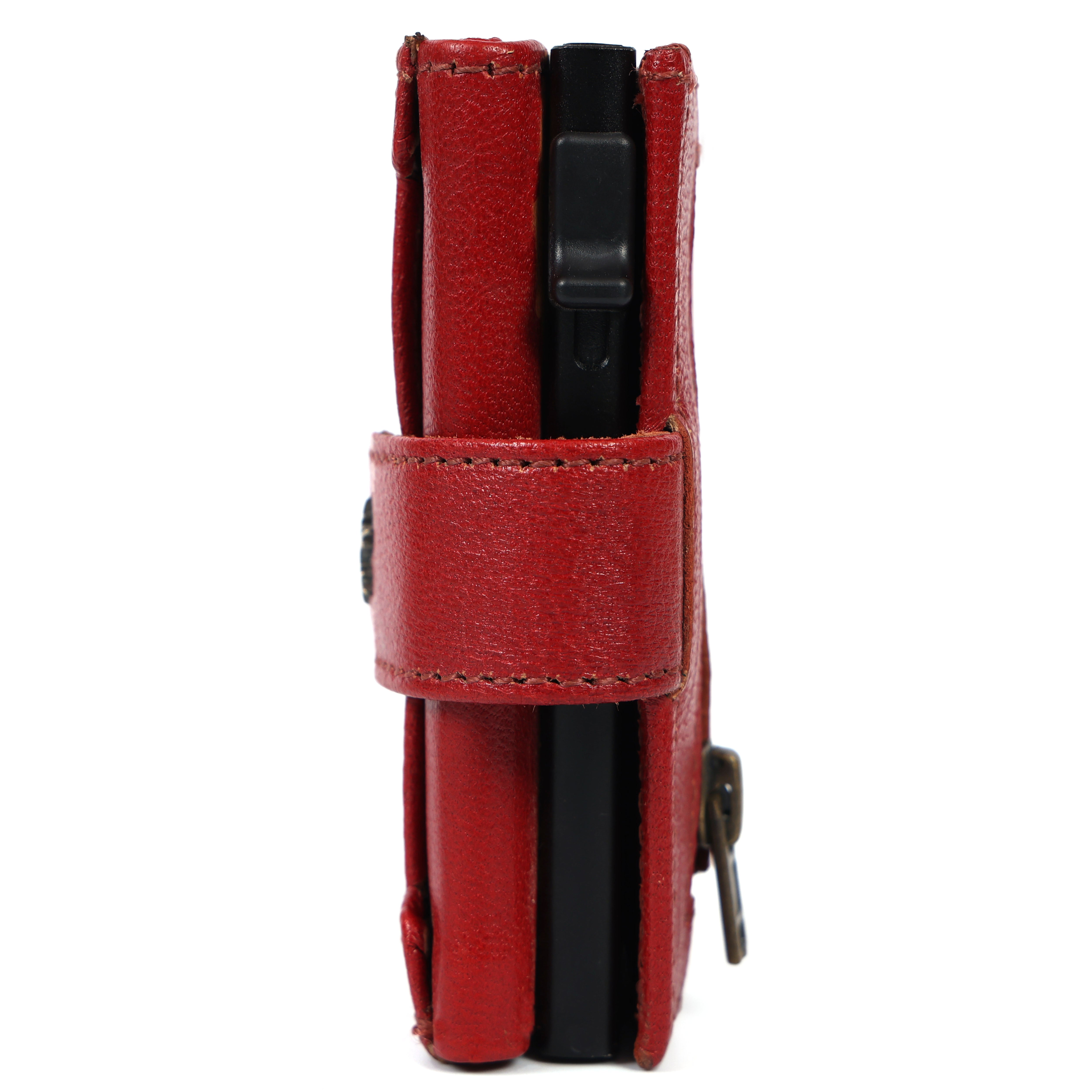 Premium Leather RFID Popup Card Holder Wallet – Secure & Stylish