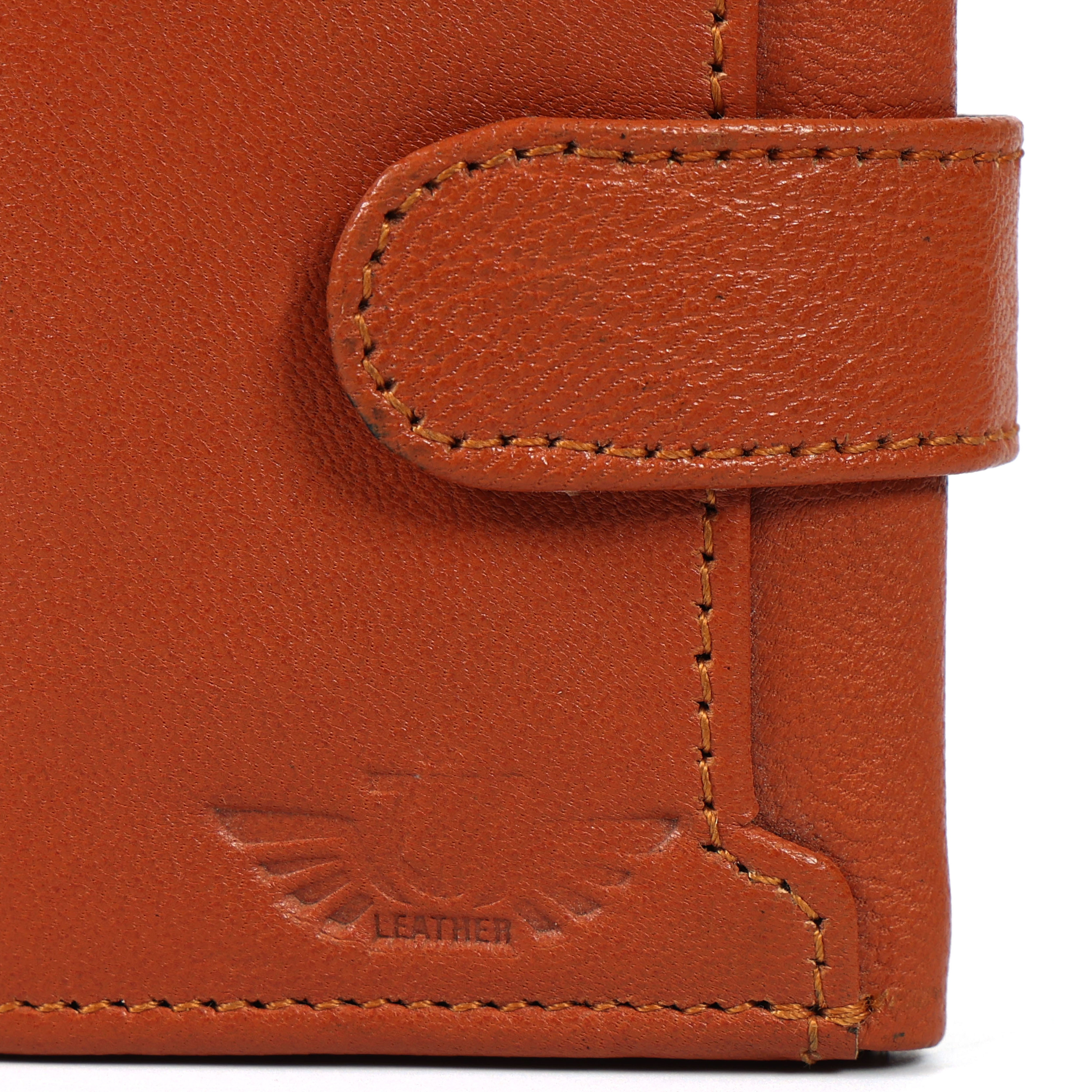 Genuine Leather RFID Card Holder Wallet – Popup Design for Easy Access
