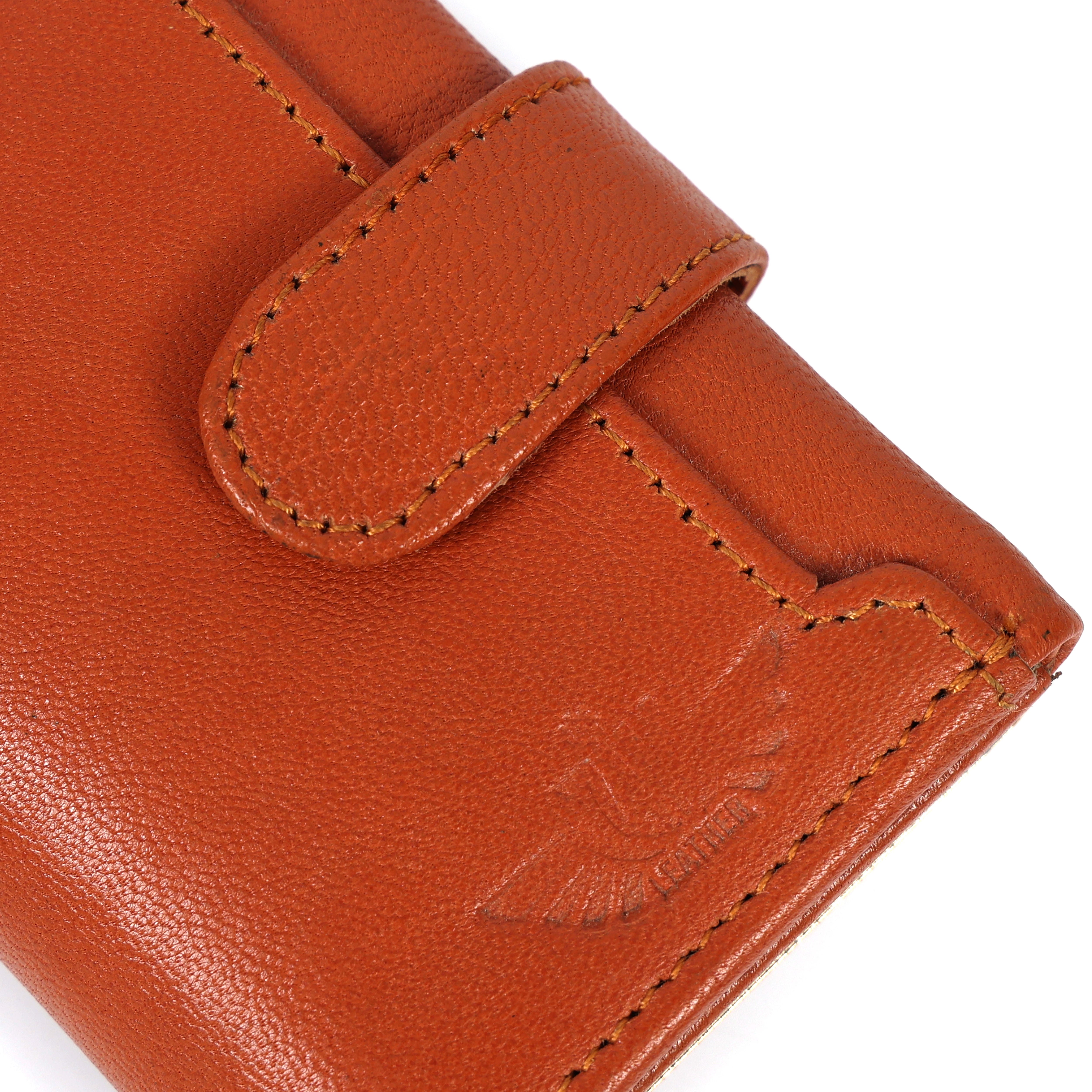 Genuine Leather RFID Card Holder Wallet – Popup Design for Easy Access