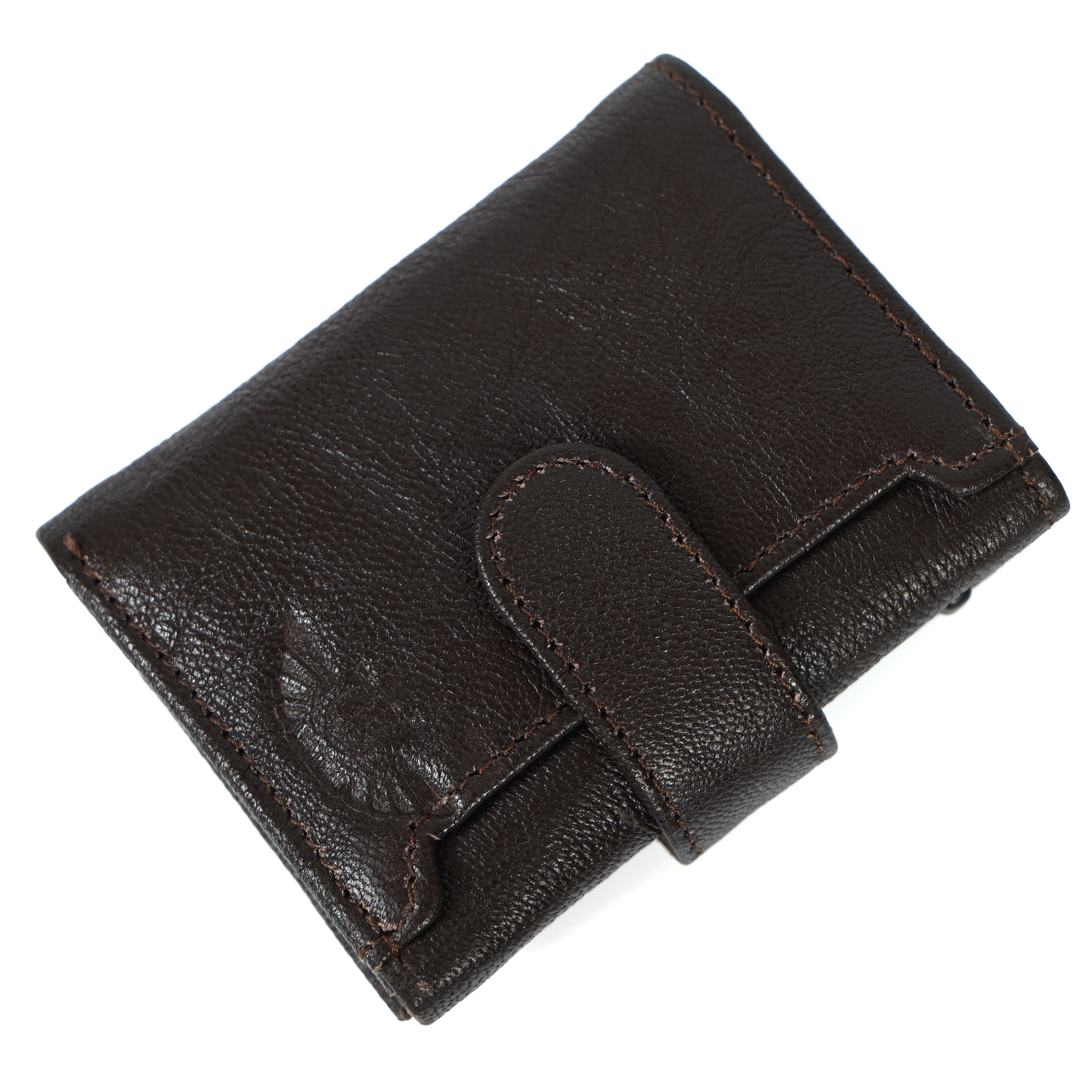 RFID Blocking Leather Card Holder – Quick Access Popup Wallet