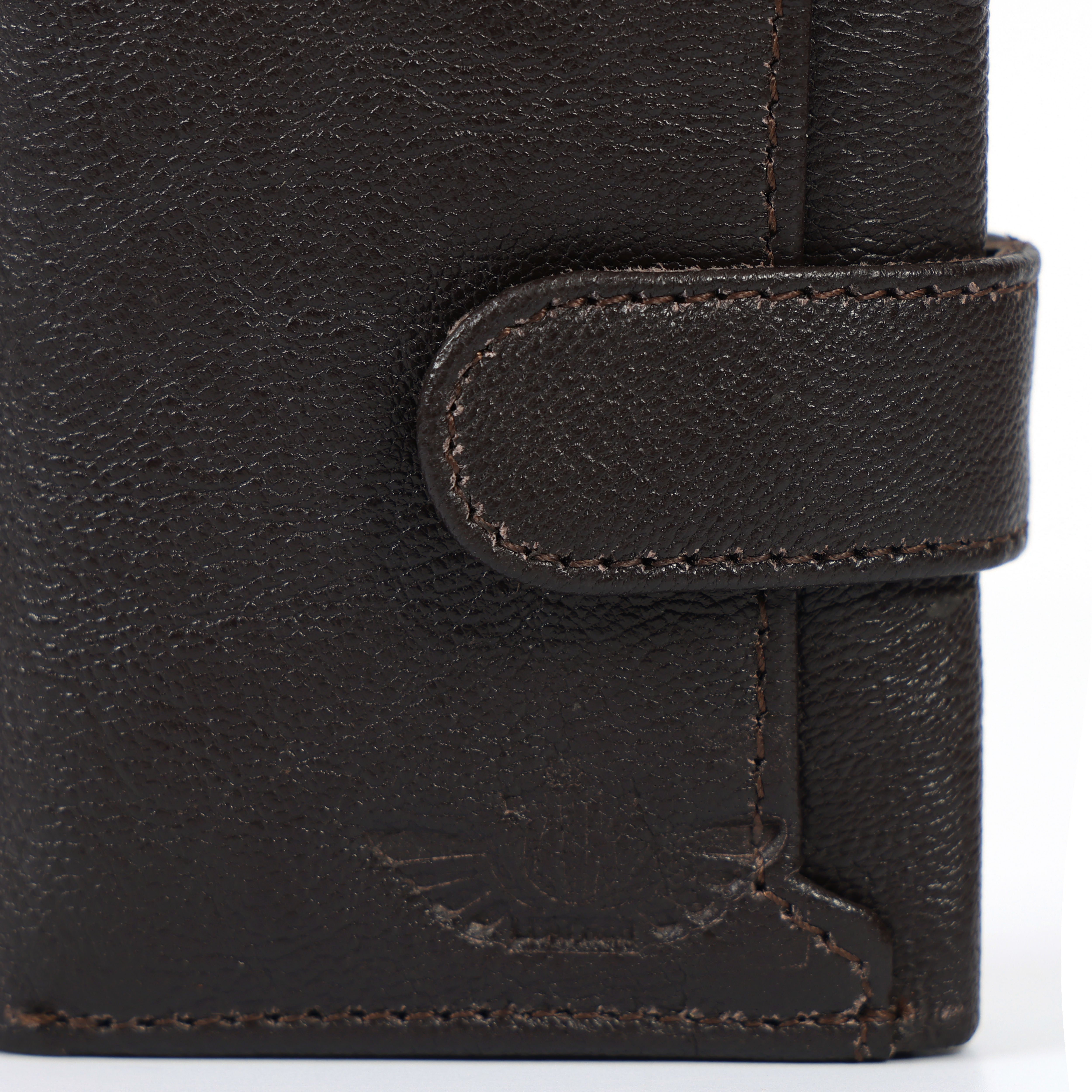 RFID Blocking Leather Card Holder – Quick Access Popup Wallet