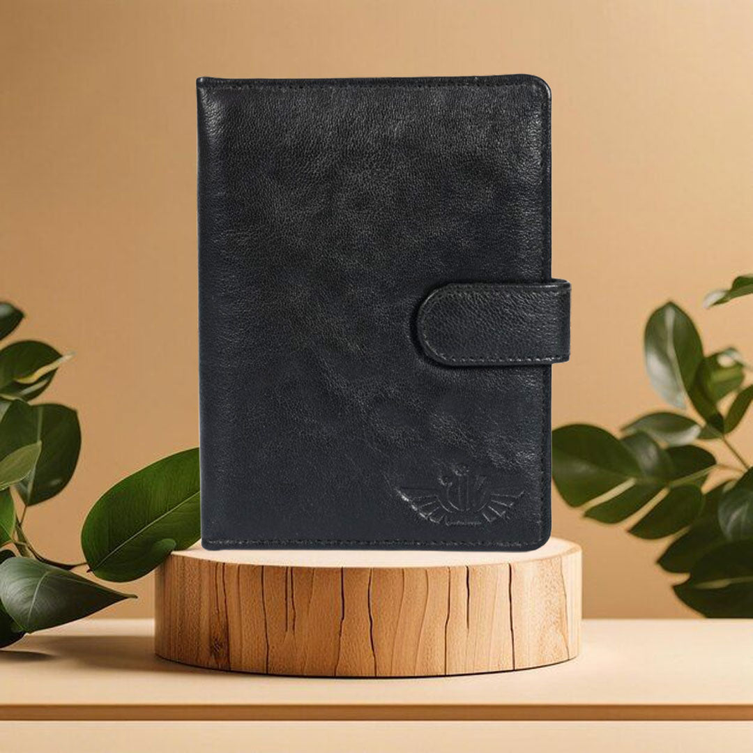 Handmade Leather Passport Holder – Genuine Leather  Travel Wallet for Men & Women