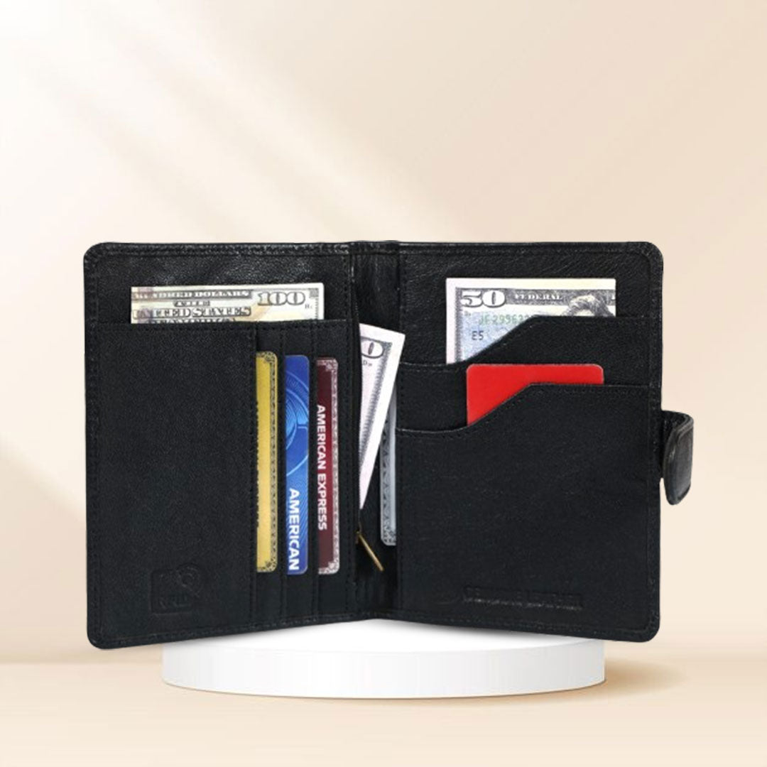 Handmade Leather Passport Holder – Genuine Leather  Travel Wallet for Men & Women